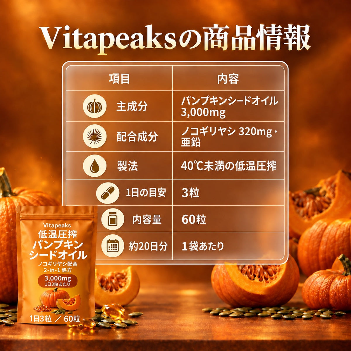 Vitapeaks 商品情報
