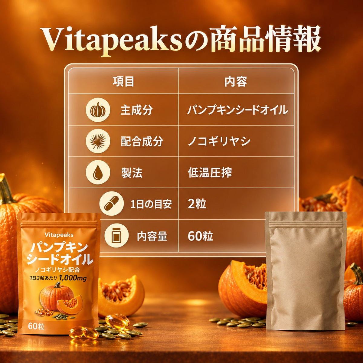 Vitapeaks 商品情報